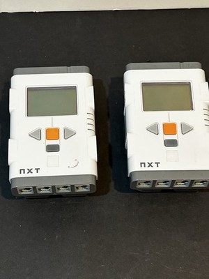 LEGO Mindstorms NXT Intelligent Brick Lot of 2 Tested Powers On / Bad Batteries