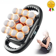 16-Head Deep Tissue Percussion Massage Gun 3600mAh, 99 Levels 9 Modes - NEW