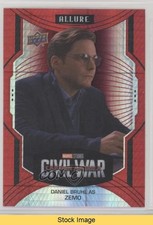 2022 Marvel Allure High Series Red Prism Daniel Bruhl Baron Zemo as READ 4et