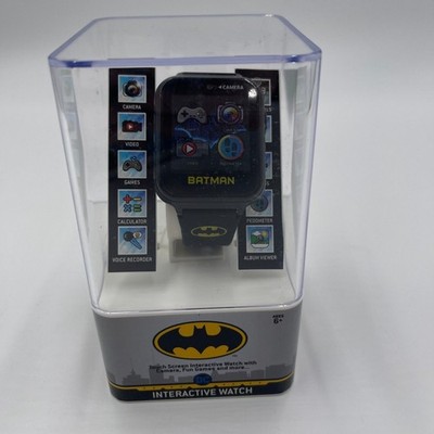 Batman DC Comics Accutime Interactive Watch with Camera, Fun Games and More