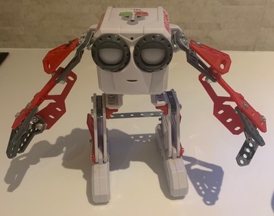 Funktionierender voll aufgebauter Meccano MicroNoid programmierbarer Roboter - Steckdose