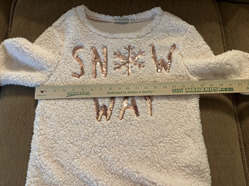 Chance or Fate sweater womens size small Christmas Snow Way New! juniors - Picture 5 of 6