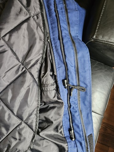 VTG AT&T Blue Work Jacket Size Large 90s Union Made USA VF Imagewear Canvas RARE - Picture 7 of 19