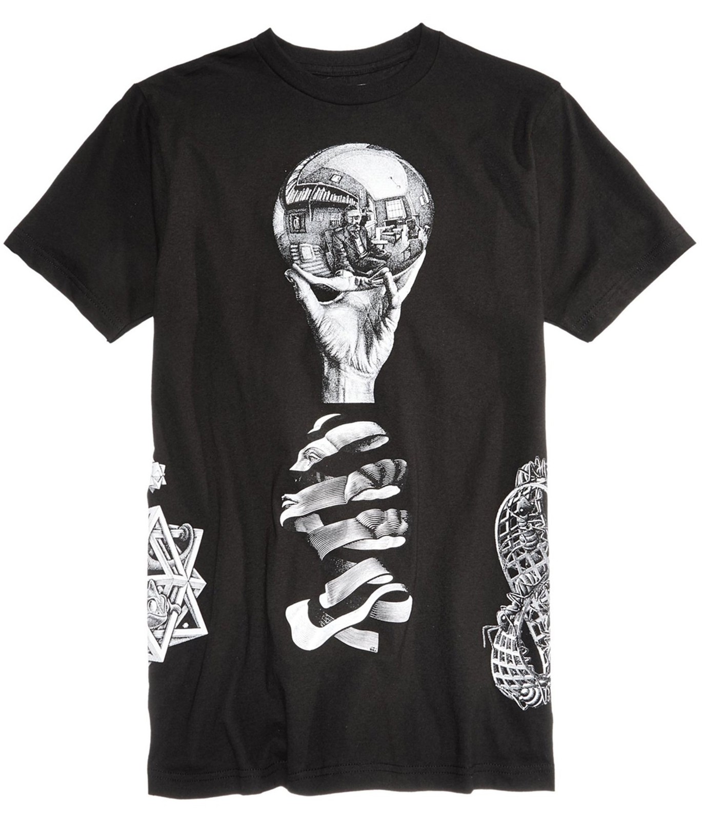 Мужская базовая футболка с рисунком New World черная Маленькая 3290₽