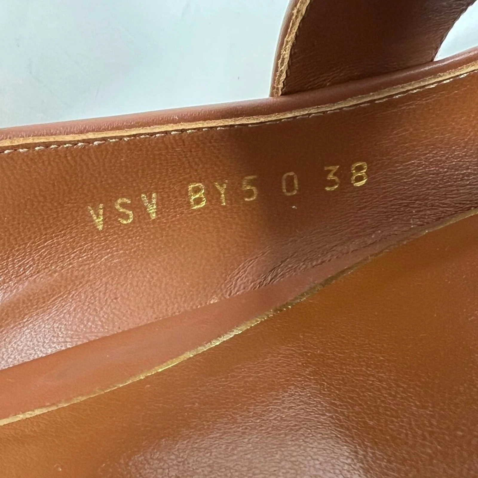 Ballerine gladiatore Valentino Garavani romane borchie in pelle marrone taglia 38