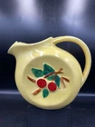 McCoy Pottery Yellow Cherries Decorated Ice Lip Pitcher