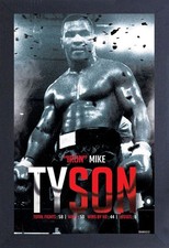 638528 Mike Tyson Boxing Record Iron Fighting Heavyweight Wall Decor Poster