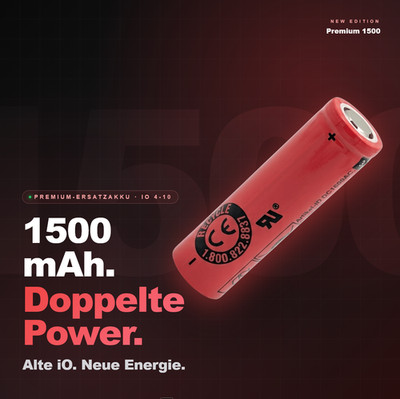  1500mAh Oral B iO 6 7 8 9 10 Akku Batterie   Zahnbürste UR14500AC Max Power 