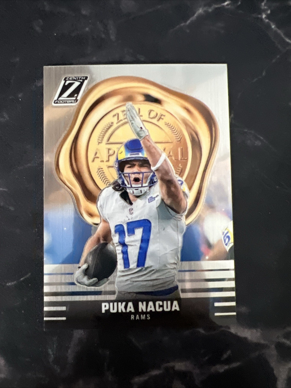 2023 Panini Zenith - Zeal of Approval Puka Nacua #30 (RC)