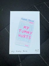 Ana Inciardi My Tummy Hurts Print