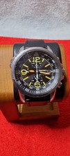 Seiko Solar Men's Chronograph 42mm Black & Yellow Dial SSC093 prospex V172-0AG0
