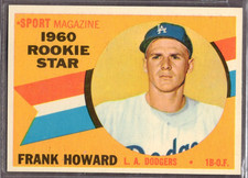 1960 Topps Set-Break #132 Frank Howard NM-MT OR BETTER *JAYSACE*