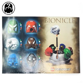 Lego Bionicle - 8536 - Toa Mata of Ice - Kopaka - Complete 2001 Set  -  Whitened