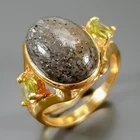 Handmade 6 ct+ Natural Sunstone Ring 925 Sterling Silver Size 7.5 /R440609