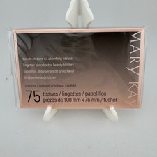 Mary Kay Beauty Blotters 75ct Pink NEW Oil-Absorbing Tissues Matte Finish