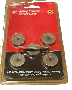 New Warrior 5 Rotary Diamond Cutting Discs - Free Shipping from US