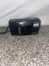 Olympus Infinity Jr. 35mm Point  Shoot Film Camera Black UNTESTED FOR PARTS
