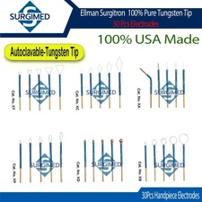 Ellman Surgitron Skin Cautery Electrodes Set 30 Pcs Reusable-Tungsten Tips
