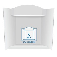 Royal Brites Stage-It Tri-Fold Display Board - 3D Pop-Out Header & Shelf, 5 P...