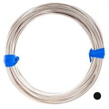 925 Sterling Silver Wire, 14 Gauge, Round, Half Hard, 5FT by 14