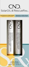 CND Essentials CARE PENS DUO -  SolarOil + RescueRxx  0.08oz - 2.5ml each