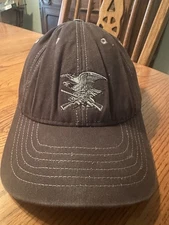 Authentic Official NRA Cap Hat Black Embroidered Eagle Guns Logo Made In USA OOP