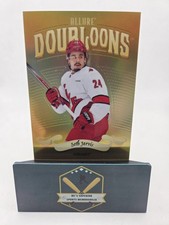 Seth Jarvis 2025-26 UD Allure Gold Doubloons Insert Card