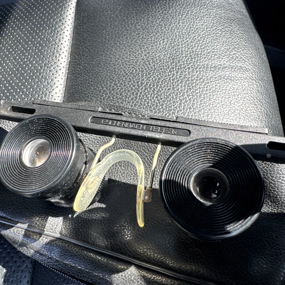 Eschenbach Tele 3x Clip-On Binocular Glasses with Case – Vintage Germany - Image 4 of 4