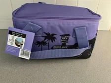 Trader Joe's Mini Insulated Tote Lunch Bag Limited Lavender/Purple