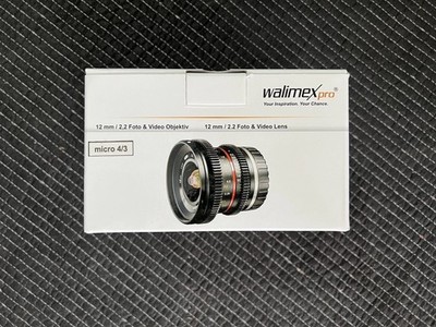 WALIMEX M43 MFT  12mm Cine Video / Foto Objektiv / Samyang BMPCC4K Olympus