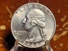1963-D  Washington Quarter BU Slider 90% Silver 25c US Coin