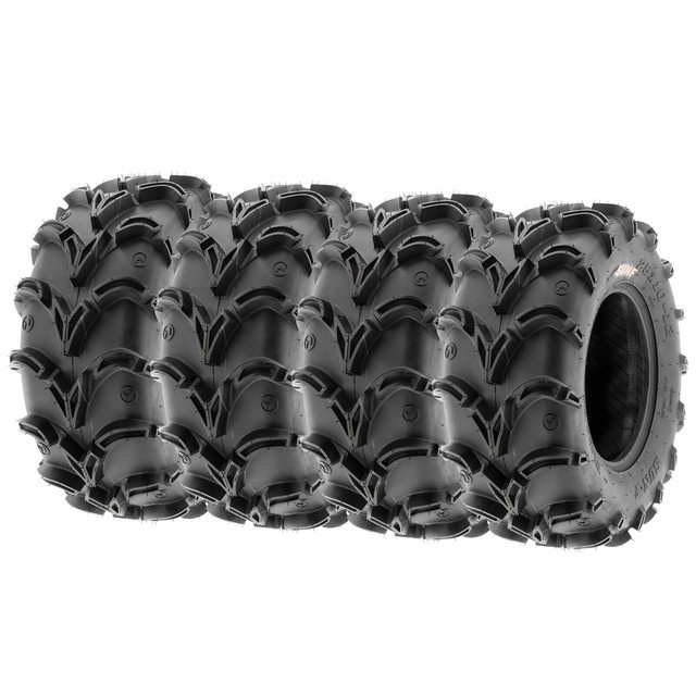 Set of 4 SunF ATV UTV QUAD SXS Mud Tires (4) 28X1012 28X10X12 6PR
