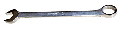 Wright 1132 1'' Combination Wrench USA Made OLD STYLE 12 Point