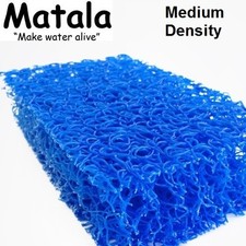 Blue Matala 1/2 Sheet Pond Filter Mat - 24"x 39" - Medium Density Media