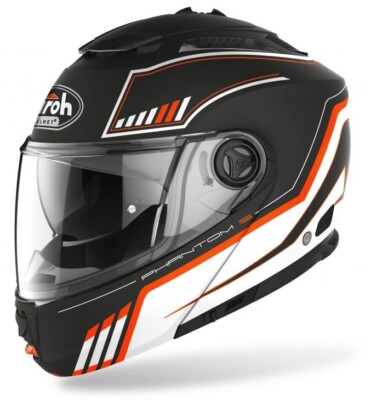 Airoh Phantom S Modular Flip-Up Motorcycle Helmet Beat Orange Matt, XXL