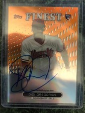 2013 Topps Finest Didi Gregorius Orange Refractor Auto RC 86/99 Yankees