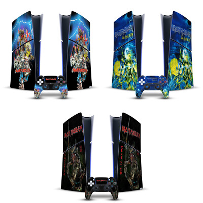 IRON MAIDEN GRAFIK KUNST VINYL SKIN FOR PS5 SLIM DIGITAL CONSOLE & CONTROLLER