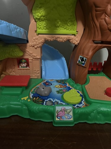 Fisher Price Little People 2011 Zoo Talkers Tree House Animal Jungle PlaySet - Picture 4 of 10