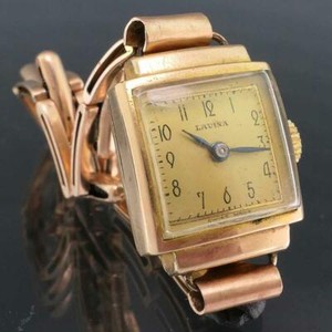 solid rose gold watch