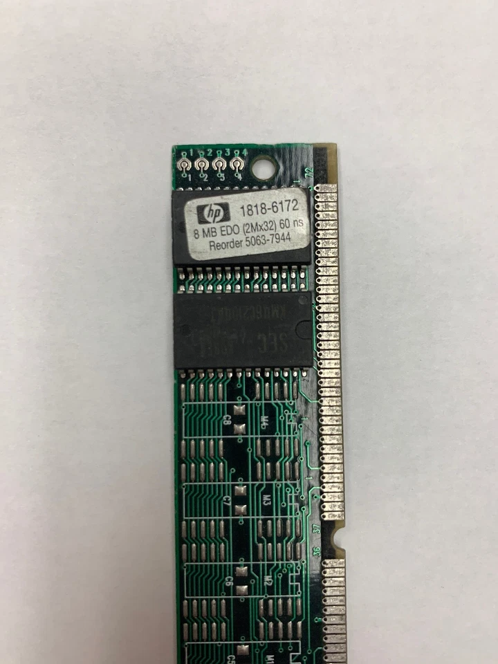 1818-6172, HP, Memory Mod, 8 MB EDO (2Mx32) 60 ns SIMM - Image 2 of 3