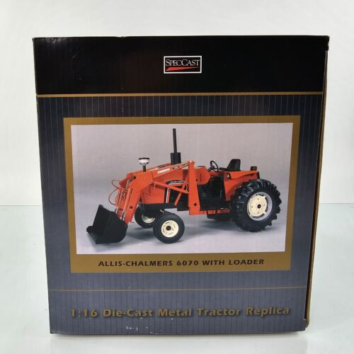 SpecCast ALLIS CHALMERS 6070 Tractor w/ Loader 1:16 Diecast Farm Implement NEW - Picture 9 of 16