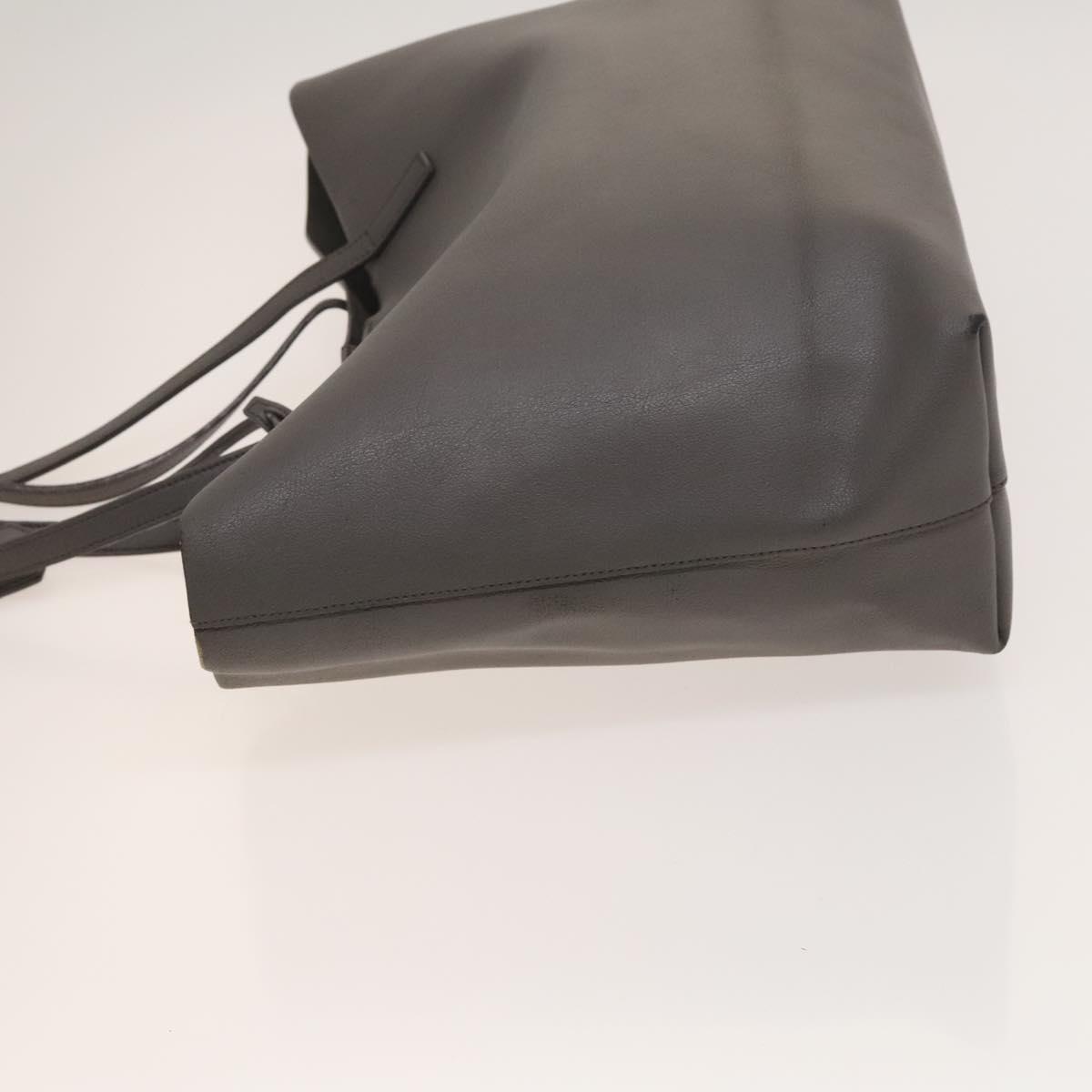 Borsa tote SAINT LAURENT in pelle grigia originale hk2622