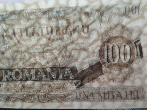 ROMANIA 100 LEI 1947 P67a UNC - Picture 11 of 20