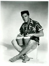 Elvis Presley Barefoot Blue Hawaii Black And White 8x10 Picture Celebrity Print
