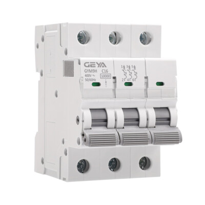 GEYA 10KA MCB 3Pole 6/10/16/20/25/32/40/50/63A 220V/400V Circuit Breaker C Curve