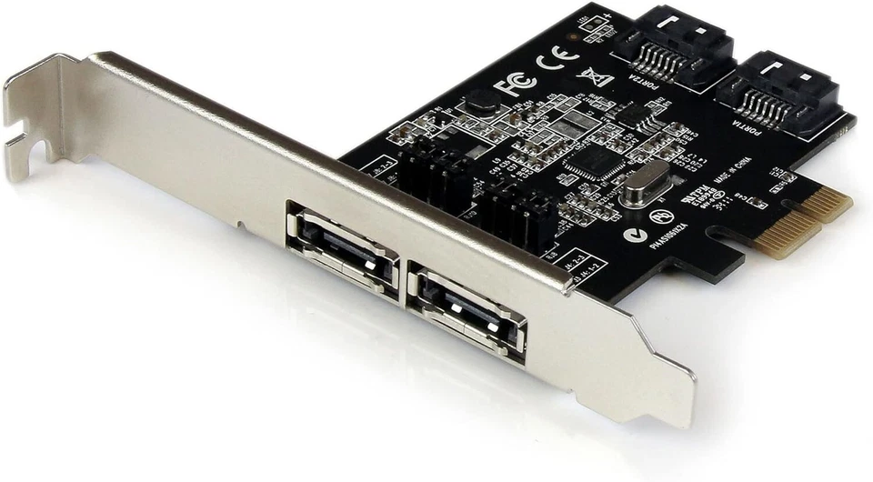 High-Speed 2-Port SATA and eSATA PCIe Controller - Ideal for Upgrading Storage - Image 3 of 4