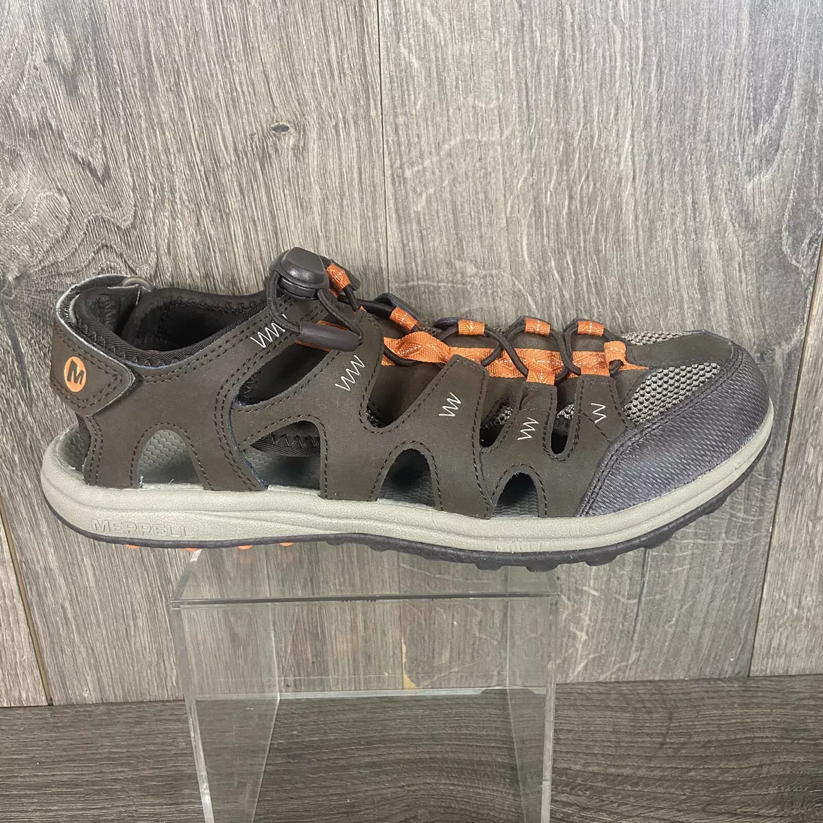 MERRELL HYDROTREKKER HIKING WATER SHOE Sandal MEN S 8 Brown