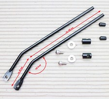 Pletscher Gepäckträger Befestigung Set Vario - 66/185 mm - 155° - Alu - schwarz