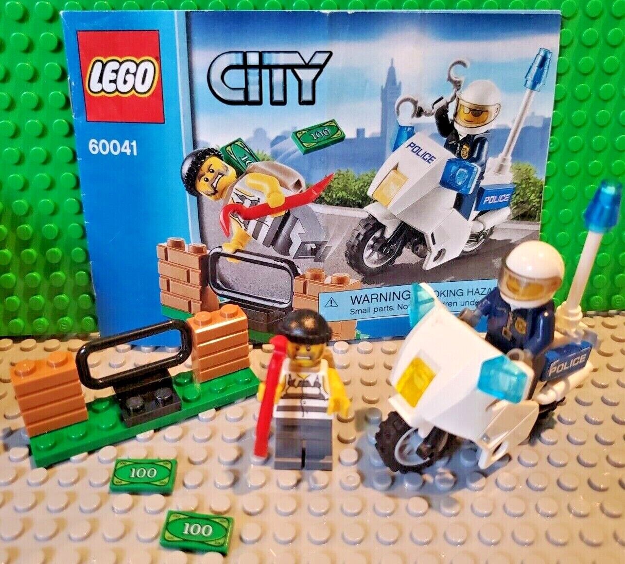 Lego City Police Cop & Robber 60041 Crook Pursuit 100% Complete w/Instructions 