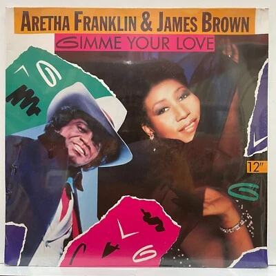 Aretha Franklin & James Brown - Gimme Your Love; vinyl EP 12" [sigillato] - Imagen 1 de 4
